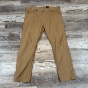 AG Graduate Khaki Slim Straight Pants 40x32 Cotton Stretch